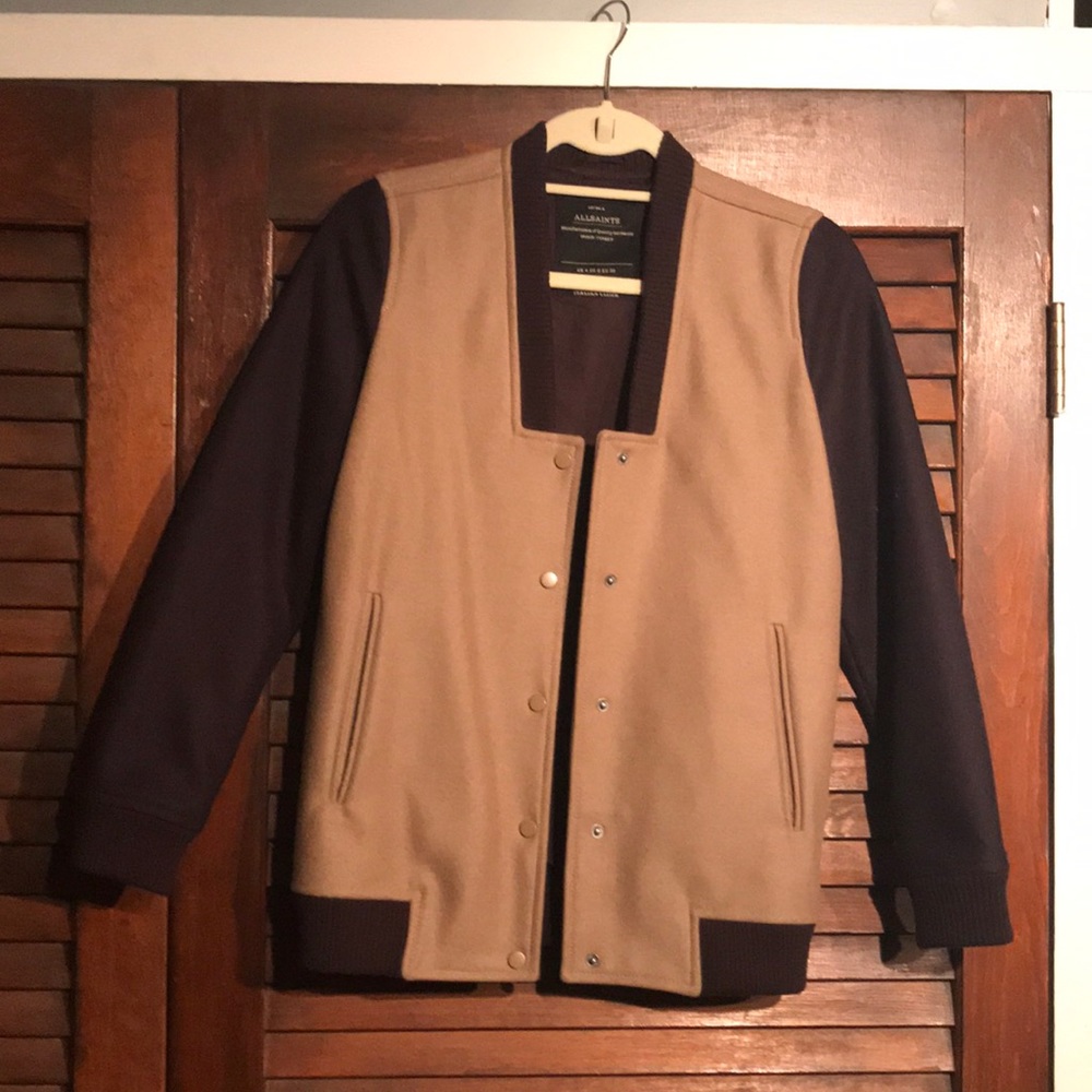 All Saints Lucas Bomber Jacket NWOT